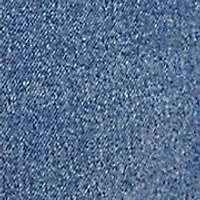 Petite Drawstring Terry Denim Wide Leg Jeans