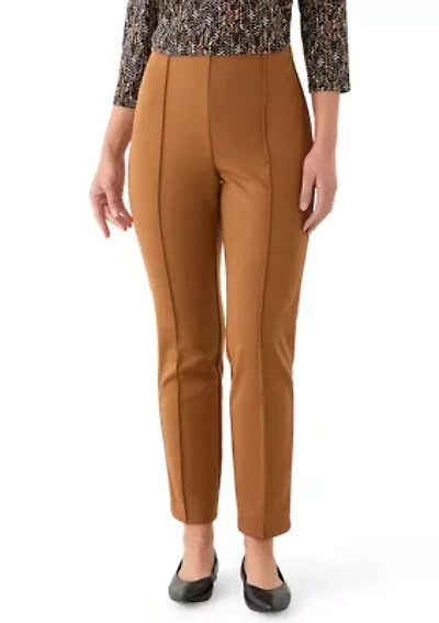 Petite Hollywood Waist Ponte Pants