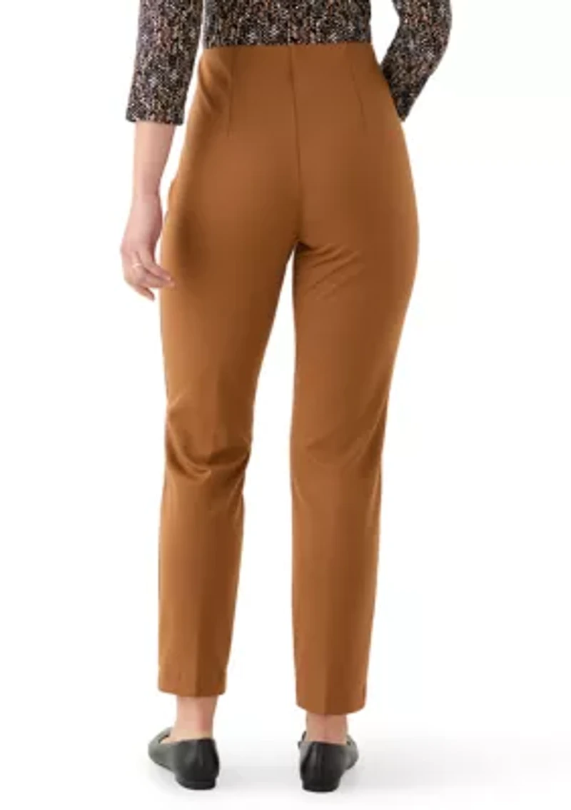 Petite Hollywood Waist Ponte Pants