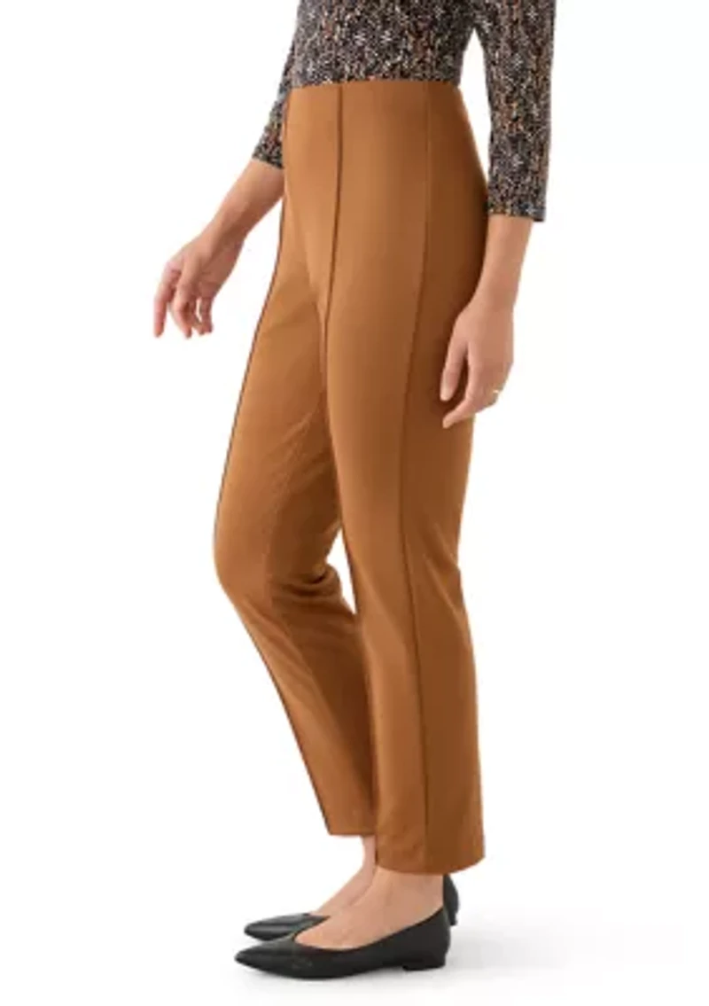 Petite Hollywood Waist Ponte Pants