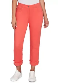 Petite Everyday Soft Cropped Girlfriend Pant