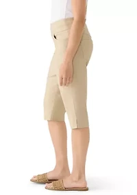 Petite Silky Tech Clamdigger Pants