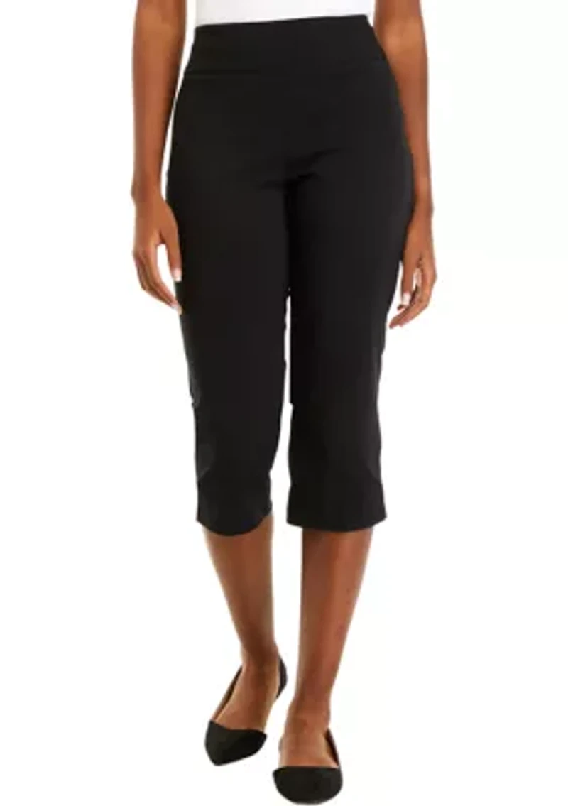 Petite Pull On Millennium Tech Pants with Side Slits