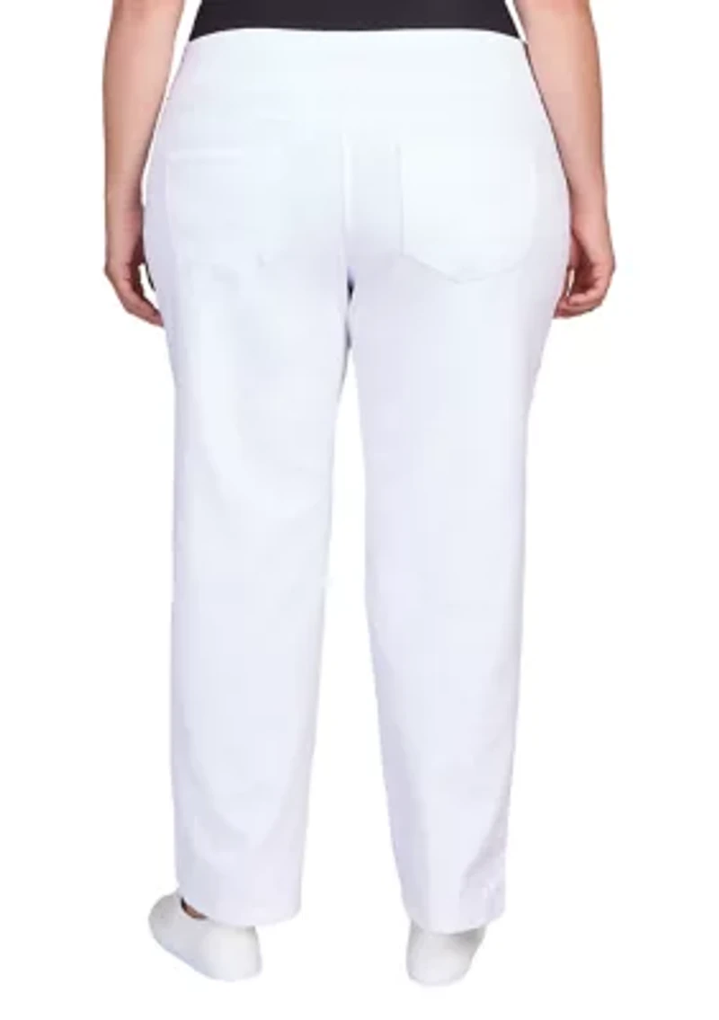 Plus Stretch Denim Pants - Short Length