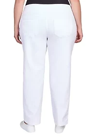 Plus Stretch Denim Pants - Short Length