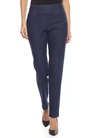 Petite Pull On Jean Pants