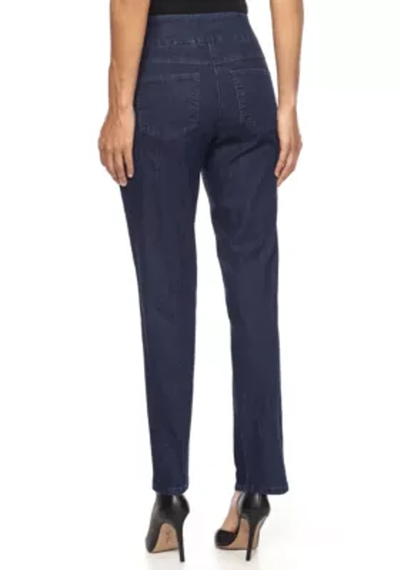 Petite Pull On Jean Pants