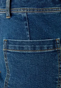 Women's Cropped Wide Leg Jeans