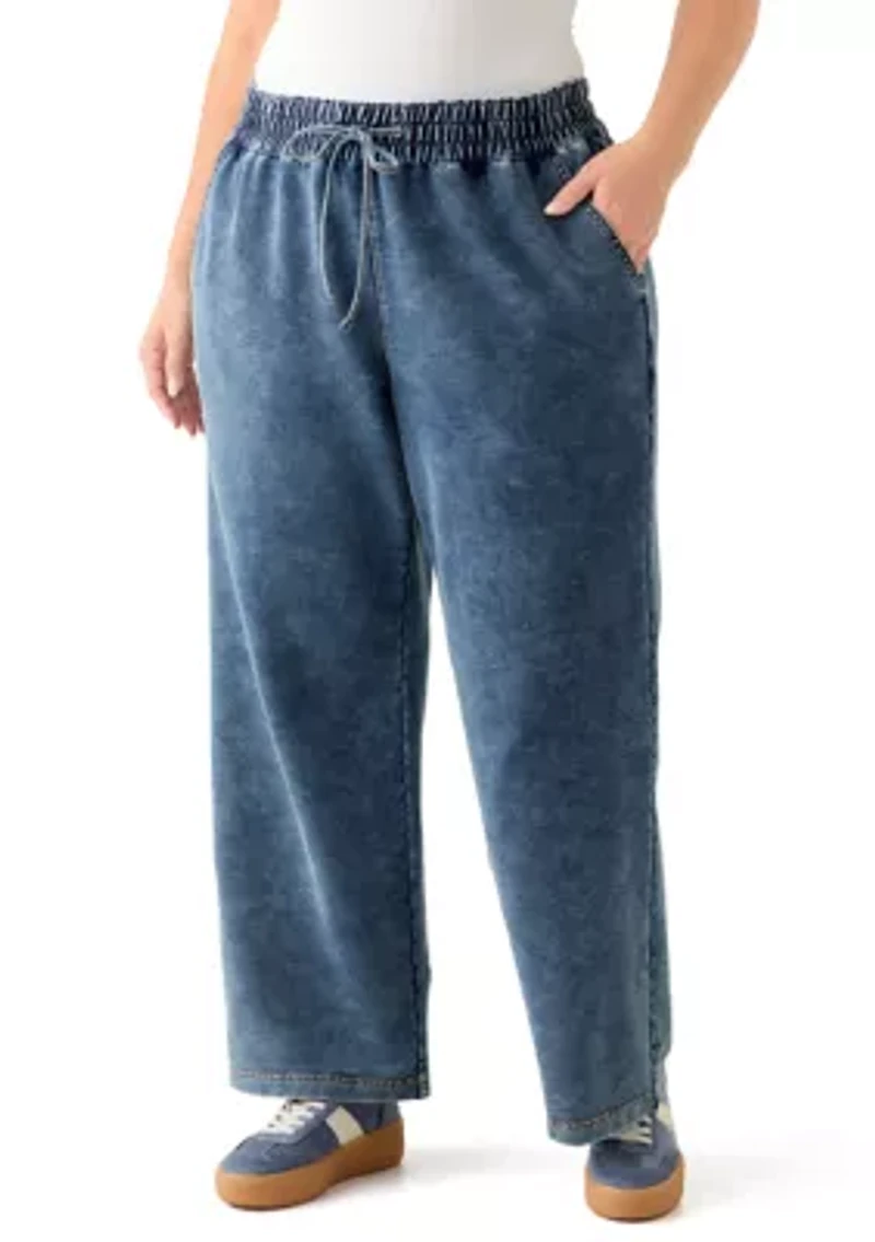 Women's Cozy Pull-On Jeans