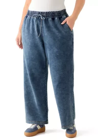 Women's Cozy Pull-On Jeans