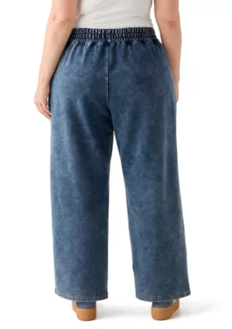 Women's Cozy Pull-On Jeans