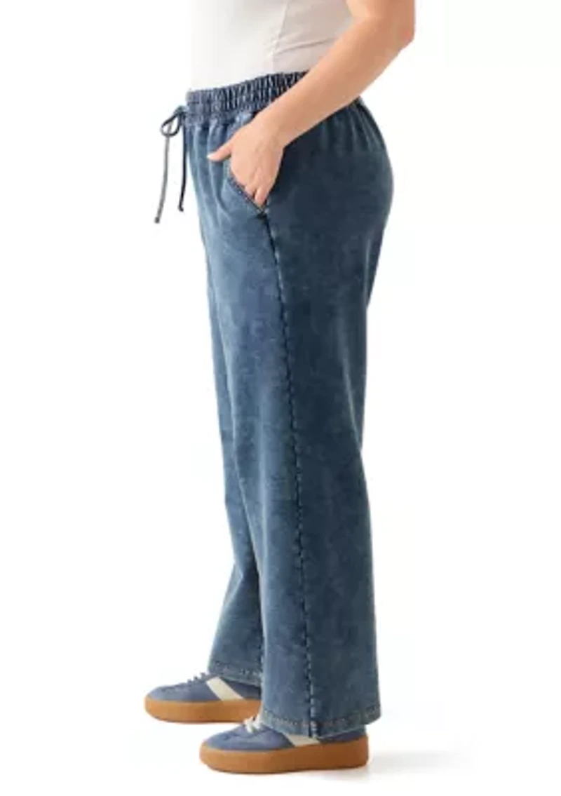 Women's Cozy Pull-On Jeans