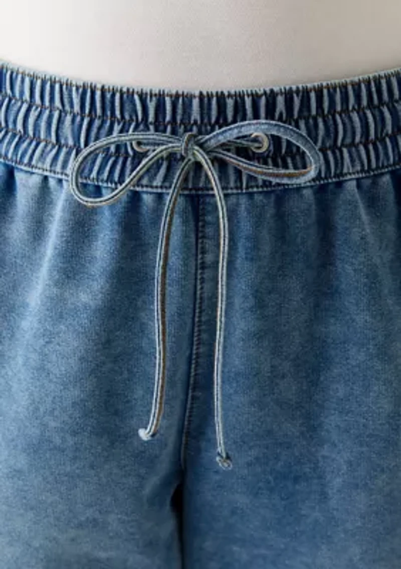 Plus Cozy Wide Leg Jeans