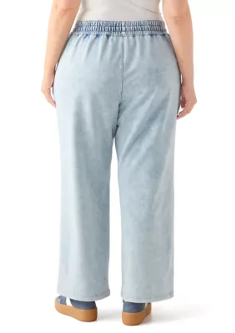 Plus Cozy Pull-On Jeans