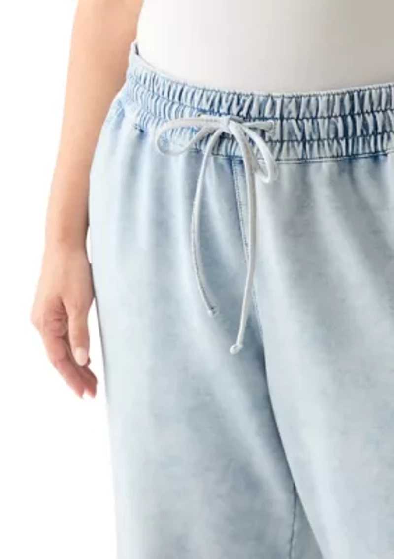 Plus Cozy Pull-On Jeans