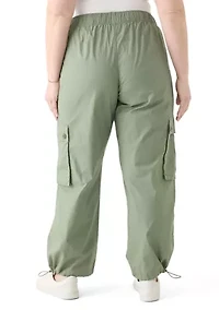 Plus Cargo Parachute Pants