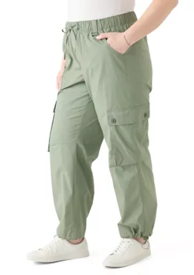 Plus Cargo Parachute Pants