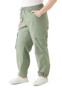 Plus Cargo Parachute Pants
