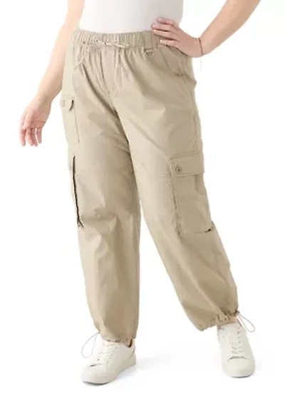 Plus Cargo Parachute Pants