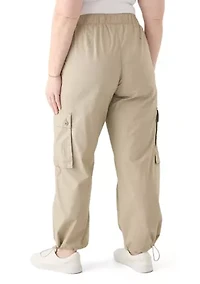 Plus Cargo Parachute Pants