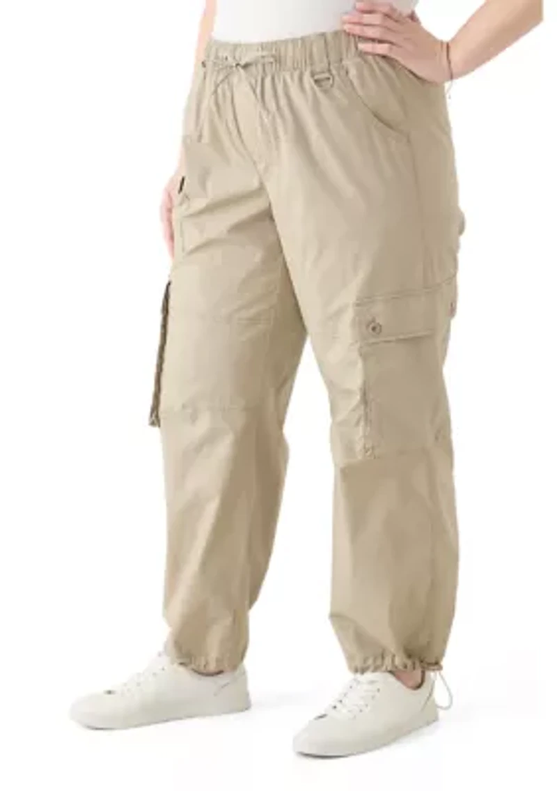 Plus Cargo Parachute Pants