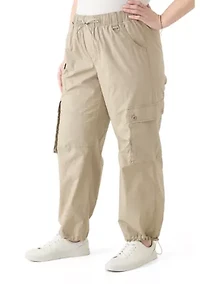 Plus Cargo Parachute Pants