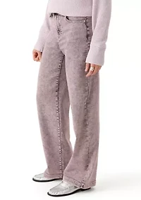 Women's Cozy Denim Wide Leg Jeans