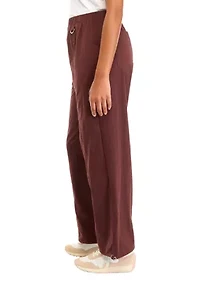 Women's Sueded Nylon Parachute Pants