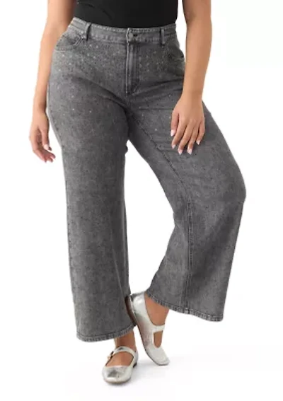 Plus Wide Leg Pants
