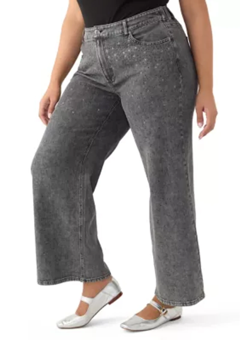 Plus Wide Leg Pants