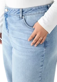 Plus Slouchy Barrel Leg Jeans