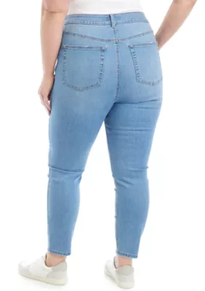 Plus High Rise Skinny Jeans