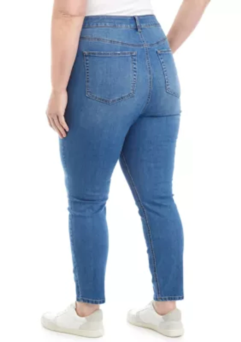 Plus High Rise Skinny Jeans