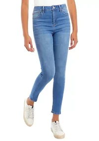 Juniors' High Rise Skinny Jeans