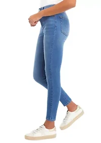 Juniors' High Rise Skinny Jeans