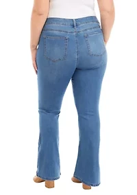 Plus Mid Rise Bootcut Jeans