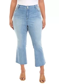 Plus High Rise Flare Jeans
