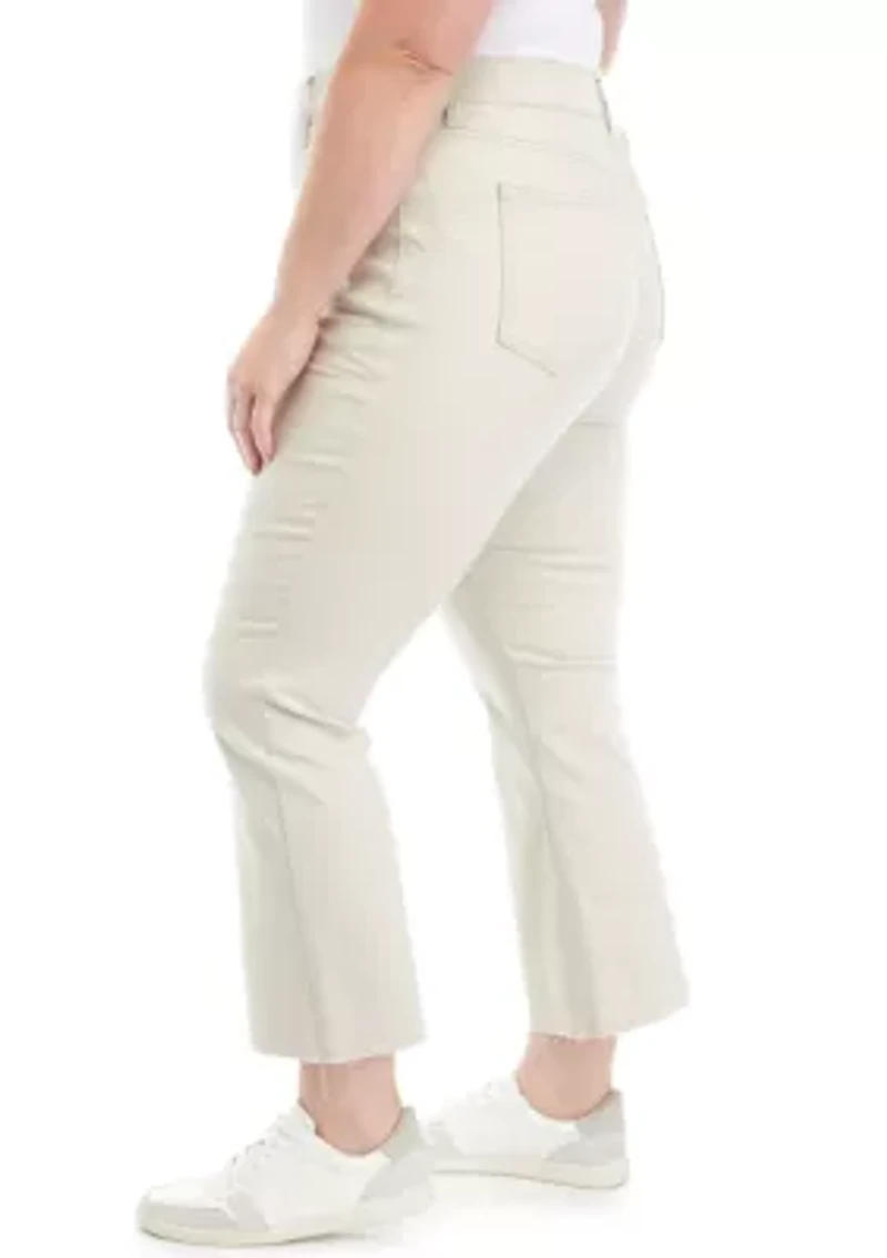 Plus High Rise Flare Jeans