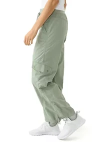 Women's Rib Waist Cargo Pants