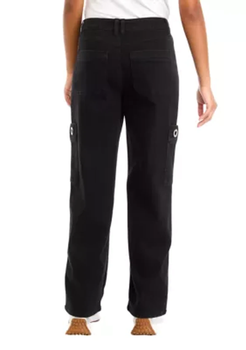 Women's Grommet Cargo Jeans