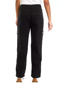 Women's Grommet Cargo Jeans