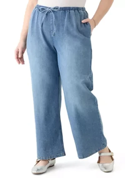 Plus Cozy Pull On Pants