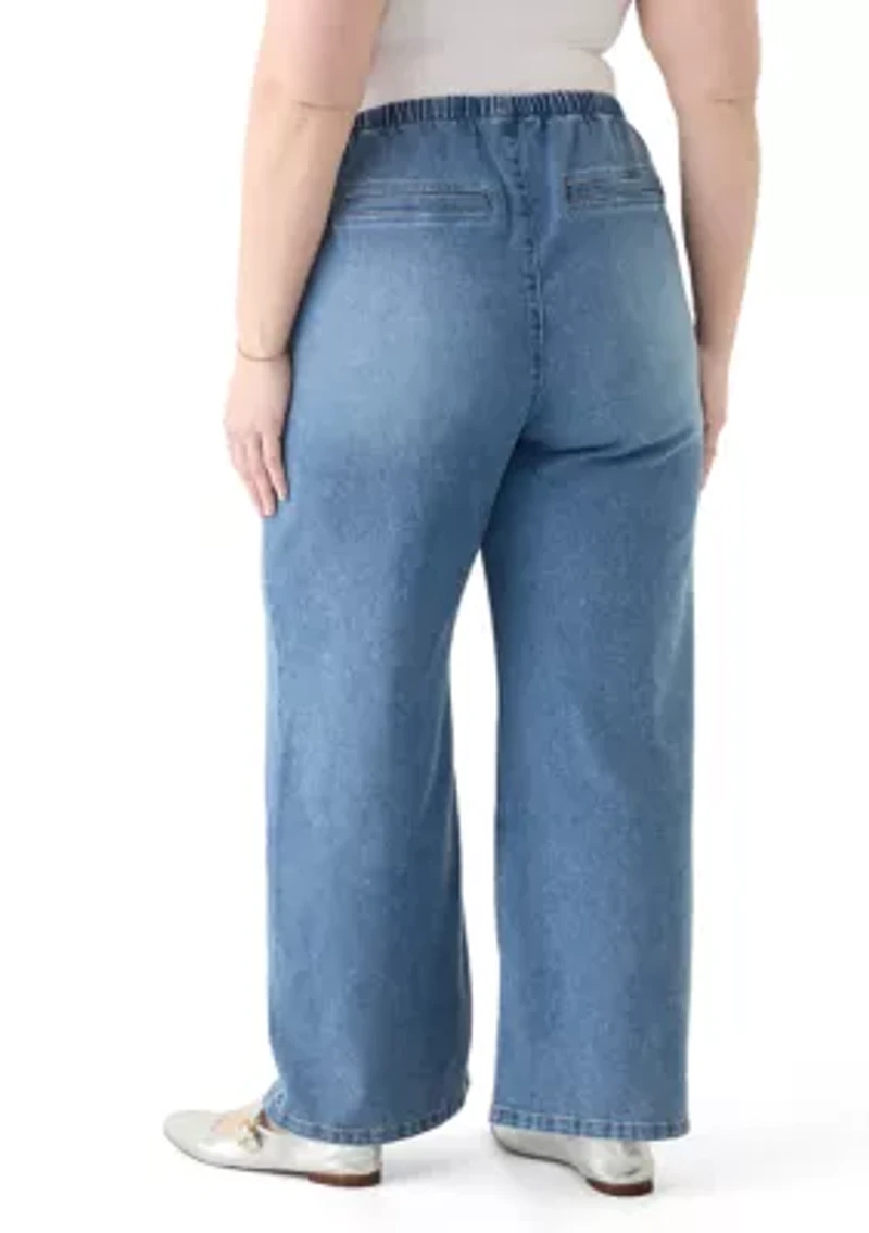Plus Cozy Pull On Pants