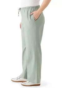 Plus Cozy Wide Leg Pants