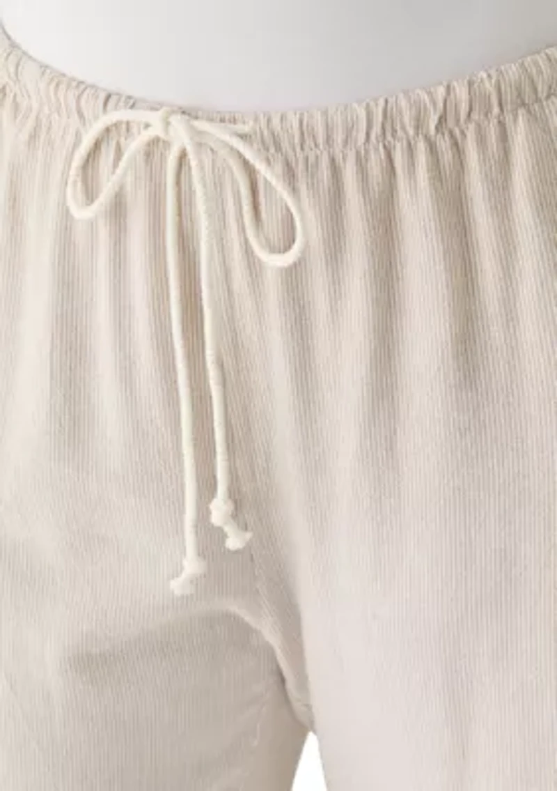 Plus Linen Pants