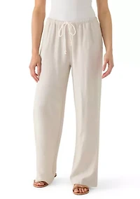 Women's Mid-Rise Striped Pants