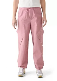 Women's Angled Pocket Cargo Parachute Pants