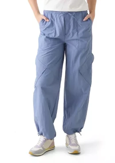 Women's Angled Cargo Parachute Pants