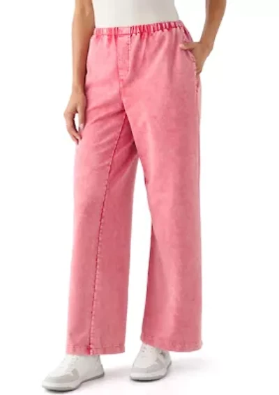Women's Mini Waist Pull On Pants