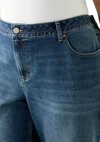 Plus Relaxed Straight Leg Jeans